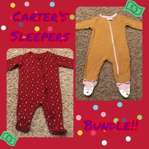 Gently used Carter’s sleepers (lot 2)